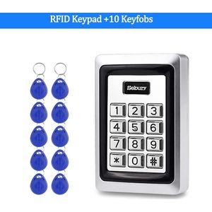 Obo Handen Rfid Toegangscontrole Toetsenbord Programmering Controller Metalen Waterdicht Toetsenbord Met 125 Khz Keyfobs Tags Voor Deurslot Gebruik