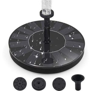 Zwarte Kleur Mini Solar Fontein Tuin Zwembad Decoratie Solar Water Outdoor Fontein Panel Solar Float Vijver Q1G9