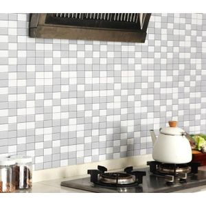 Keuken Backsplash Tegels Pvc Mozaïek Behang Badkamer Waterdicht Muurstickers Zelfklevende Contact Papier Pvc Vinyl Home Decor