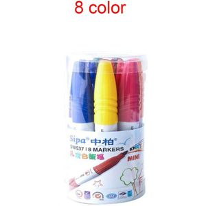 1 Pack 8-Kleur & 12-Kleur Ronde-Tip Mini Whiteboard Marker & Dry Erase Marker