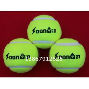 3 Stuk Gele Tennisballen Outdoor Sport Toernooi Training Ballen Plezier Cricket Strand Hond Rubber Concurrentie Standaard