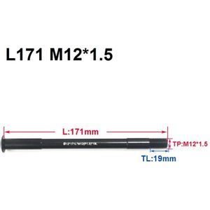 Fiets Naven Buis As Racefiets Quick Release Steekas Spiesjes Voor Rock Shox Voorvork M12x1.5 M12x1.0 Bike accessoire