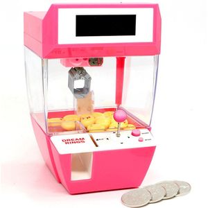 Catcher Wekker Muntautomaat Kraan Machine Candy Pop Grabber Klauw Arcade Machine Automatische Leren Speelgoed Kinderen