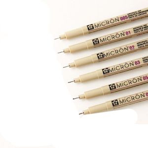 Sakura Naald Pen Handgeschilderde Schets Naald Voor Tekening Manga Micron Liner Brush Pen Haak Lijn Markers Pen art Supplies