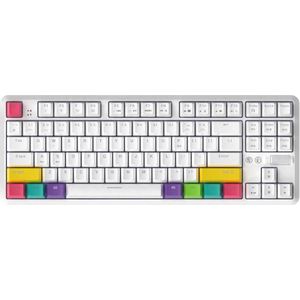 Ajazz K870T Mechanische Toetsenbord Met Rgb Backlit Draadloze Bluetooth Gaming Toetsenbord Pbt Keycaps 87 Toetsen