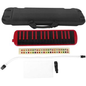 32 Toetsen Piano Lange Buis Melodica Kinderen Studenten Muziekinstrument Harmonica Mondharmonica Draagbare Harmonica Pianica