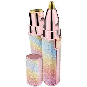 Wenkbrauw Trimmer 2-In-1 Elektrische Wenkbrauw Trimmer Make Eye Brow Epilator Mini Scheerapparaat Scheerapparaten Draagbare Facial Body haar Remover