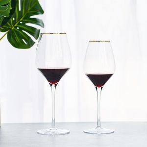 2 Soorten Capaciteit Nobele 450 Ml 650 Ml Rode Wijn Glas Tekening Goud Beker Wijnmakerij Bar Thuis Bordeaux Wijn cup Glas Wijn Set