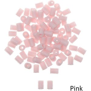 100 Pcs Siliconen Platte Spiraal Gesp Verstelbare Kraal Anti-Slip Masker Gesp Elastische Band Cap Stopper Ear Koord Trekkoord knop