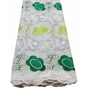 Kant Stof 2022 Laatste Met Stenen Borduurwerk Afrikaanse Katoen Voile Kant Populaire Dubai Stijl Voor Party Dress YMY007