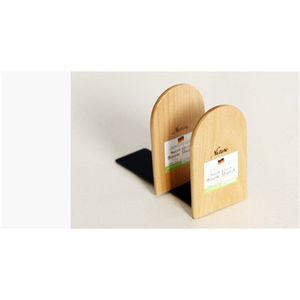 Boek Eindigt Plank Houder Boekensteunen Natuur Hout Boek Stand Brand Anti-Slip Kantoor Producten