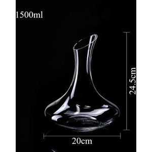 Wijn Decanter Crystal Glas Whisky 100% Hand Geblazen Loodvrij Whisky Karaf Wijn Karaf Voor Vodka 1500 Ml