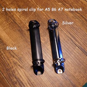 2 Gaten Metalen Spiraal Bindmiddel Clip Rvs A7 En B6 Bindmiddel Bestandsmap Clip Ringband Clip Ijzer Clips para Papel