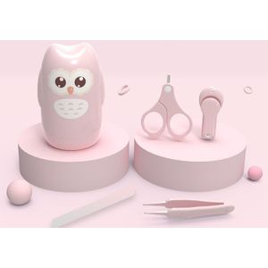 4 Stks/partij Nail Care Set Baby Gezondheidszorg Kit Pasgeboren Baby Nail Trimmer Cartoon Veilig Nail Care Tools Manicure Snijders voor Pasgeborenen