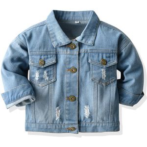 Tem Doger Baby Jongens Meisjes Winter Jassen Gescheurd Denim Jas Voor Kinderen Bovenkleding Unisex Kleding Kinderen Kleding Casual Jas