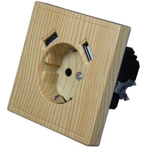 Eu Power Usb Stopcontact Muur Met Dubbele Usb 5V2A Eu Standaard Telefoon Oplader JA8
