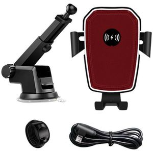 Voor IPhone Samsung Auto Zwaartekracht Draadloze Oplader Mount Quick Lading Zuignap Beugel Auto Telefoon Houder Auto Interieur Accessoires