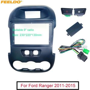 Feeldo Auto Auido Radio 2Din Fascia Frame Adapter Voor Ford Ranger 9 ""Big Screen Dashboard Montage panel Frame Kit