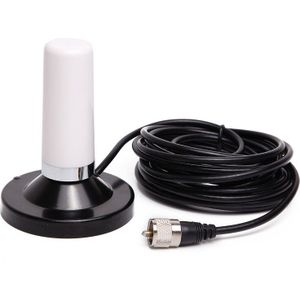 Abbree Korte 9cm Mini VHF UHF 136-174 &amp; 400-470MHZ Dual Band Mobiele Radio Antenne voor QYT KT-8900D Baojie BJ-218 TYT Auto Radio