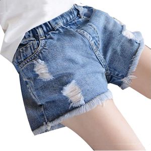 Kinderkleding Meisjes Denim Shorts Zomer Kinderen Gaten Casual Wild Jeans Broek Kinderen Meisje Sport Shorts