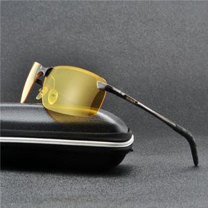 Nachtzicht Bril Voor Night Driving Auto Driver Bril Anti-Glare Gele Zonnebril Mannen Gepolariseerde Brillen Nx