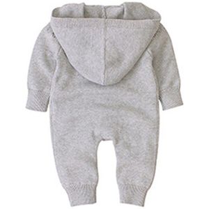 Humor Beer Baby Trui Kleding Winter Herfst Zuigeling Baby Meisje Breien Jumpsuit Romper Lange Mouwen Hooded Kinderen Outfit