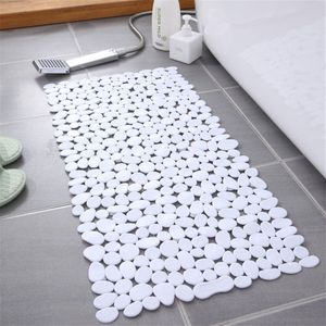70Cm * 36Cm Cobblestone Badkamer Antislip Vloermat Pvc Badkamer Baden Massage Mat Rechthoekige Douche Imitatie stenen Vloer Mat