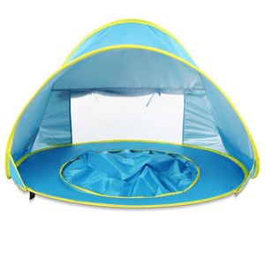 Kids Baby Beach Tent Pop Up Waterdicht Anti-Uv Zon Onderdak Zwembad Kids Outdoor Zonnescherm Luifel Tent Camping Draagbare Bal zwembad