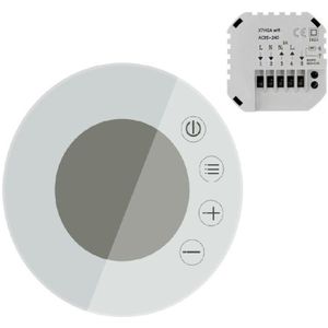 Gas Boiler Intelligente Lcd Aanraken Screen Wifi Verwarming Thermostaat App Remote Smart Speaker Voice Control Controller