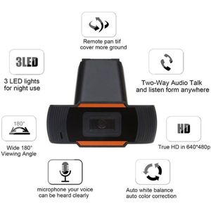 1080P USB2.0 Web Camera Hd Camera Web Cam Mic Clip-On Voor Computer Laptop Web Camera 360 Graden usb Biuro Domowe