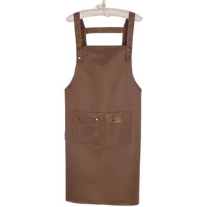 Een zwarte professionele stylist schort waterdicht kappers kleuren shampoo kapsels doek wrap kapsalon tool kapper schort