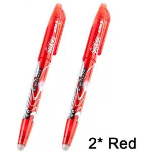 Rdlobu uitwisbaar balpen set, 8 stuks, 0,5 mm, blauw