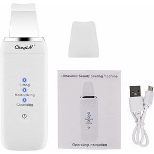 Ultrasone Trillingen Gezichtshuid Scrubber Ion Gezicht Cleaner Cleansing Facial Verstevigende Lifting Mee-eter Verwijderen Huid Scrubben