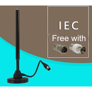 Iec/Bnc/N Plug Fm Sw Antenne Externe Signaal Verbeterde Voor Tecsun S2000 Grundig Walkie-Talkie Cd versterker Met 5M 75-3 Kabel