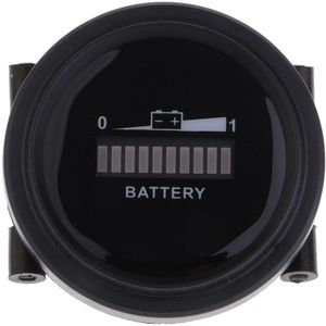 12V 24V 36V 48V 72V Batterij Indicator Gauge Meter Voor Motorfiets Scooter
