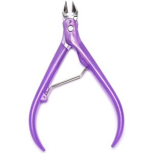 Plastic Handvat Nail Cuticle Nipper Cutter Schaar Clipper Schaar Dode Huid Remover Trimmen Manicure Nail Art Tool