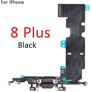 1pcs Poort Opladen Flex Kabel voor iPhone 8G 4.7 ""8 Plus 5.5"" zwart wit goud USB dock Connector Charger Microfoon Reparatie onderdelen