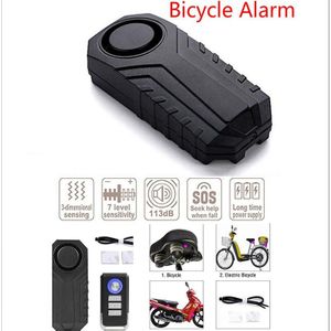 Meer Veilig 113dB Anti-Diefstal Afstandsbediening Motorfiets Fiets Security Alarm Hangslot Sirene Cool Alarm Afstandsbediening Voor Xiaomi Hangslot Sirene