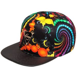 Voorjaar Trend Platte Dakrand Hip Hop Hoed Lollipop Kleur Borduren