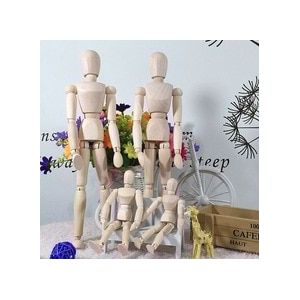 Houten Mannequin Beweegbare Ledematen Human Figure Art Tekening Beeldhouwen Model Klasse Schetsen Jointed Menselijk Marionet