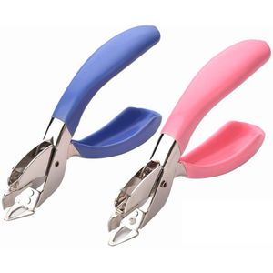 1Pcs Handheld Nietje Remover Nail Trek Extractor School Office Supply Nietmachine Tool Moeiteloos Nail Demontage 2 Kleuren