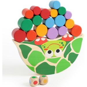 Creatieve Baby Leuke Speelgoed Hout Schildpad Balance Game Kids Educatief Speelgoed Voor Kinderen Houten Speelgoed Balancing Blokken Voor Kinderen