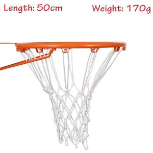 50Cm Basketbal Velg Mesh Netto Duurzaam Basketbal Netto Heavy Duty Nylon Net Hoop Doel Velg Mesh Past Standaard Basketbal velgen