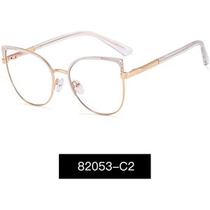 Hotony Blauw Licht Blokkeren Brilmontuur Vrouwen Mode Legering Brillen Optische UV400 Recept Vrouwelijke Bril