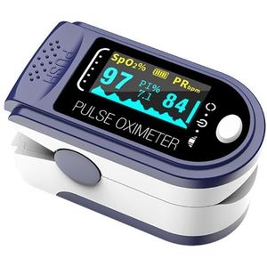 Vinger Oximeter Vingertop Pulsoxymeters Bloeddruk Hartslagmeter Oled