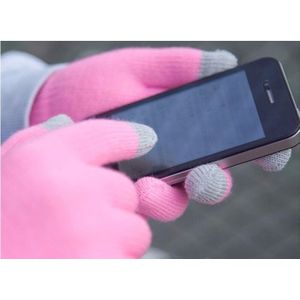 Roze + Zwart Unisex Handschoenen Kleurrijke Mobiele Telefoon Aangeraakt Handschoenen Mannen Vrouwen Winter Wanten Zwart Warm Smartphone Rijden Handschoen