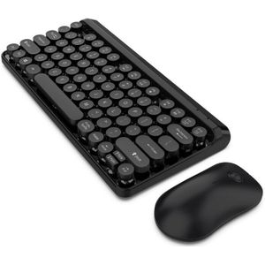 2.4G Slanke Optische Draadloze Toetsenbord En Muis Handleiding Draadloze Multimedia Toetsenbord Muis Combo Set Voor Pc Laptop