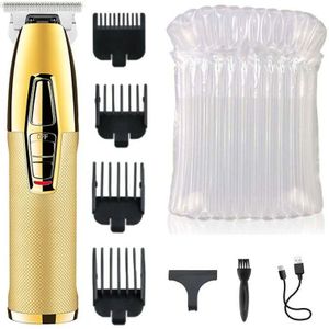Kemei Professionele Tondeuse Voor Mannen Verstelbare Elektrische Baard Trimmer Oplaadbare Kapper Machine Cordless Metalen Handvat