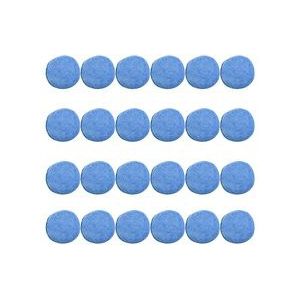 24Pc 5Inch Auto Waxen-Spons Blauw Ronde Applicator Reinigen Leer Polish Pad Foam Microfiber Universal Wasbare herbruikbare