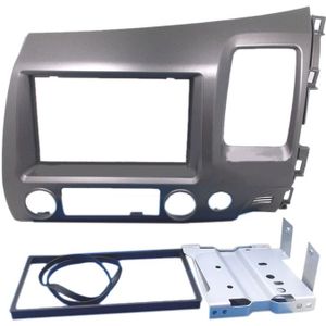 Voor Honda Civic 2006 Stereo Radio Dubbele 2 Din Dash Kit Fascia Dash Panel Trim-Rhd